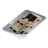 Model van een huis (kalksteen) magneet (Linkerzijde)