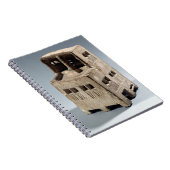 Model van een huis (kalksteen) notitieboek (Rechterzijde)