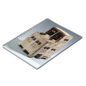 Model van een huis (kalksteen) notitieboek (Linkerzijde)