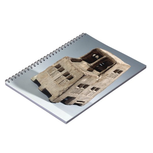 Model van een huis (kalksteen) notitieboek (Linkerzijde)