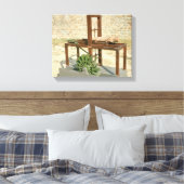 Model van een hydraulische zaag canvas afdruk (Insitu (Slaapkamer))