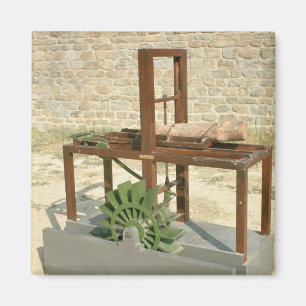 Model van een hydraulische zaag magneet