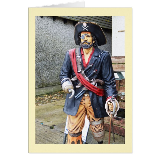 Model van een piraat (Voorkant)