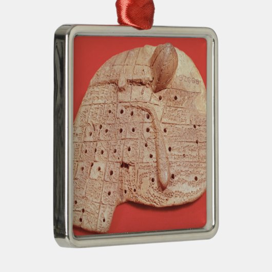 Model van een schapenlever metalen ornament (Rechts)