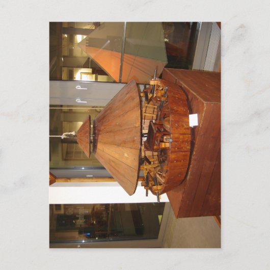 Model van een tank op basis van tekeningen van Leo Briefkaart (Voorkant)