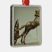 Model van een twee-paard-kariot metalen ornament (Rechts)