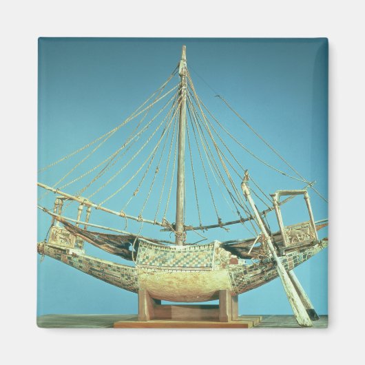 Model van een van de boten van de farao magneet (Voorkant)