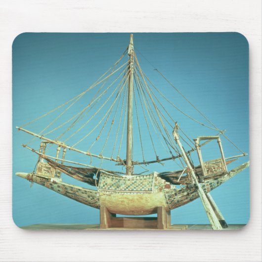 Model van een van de boten van de farao muismat (Voorkant)
