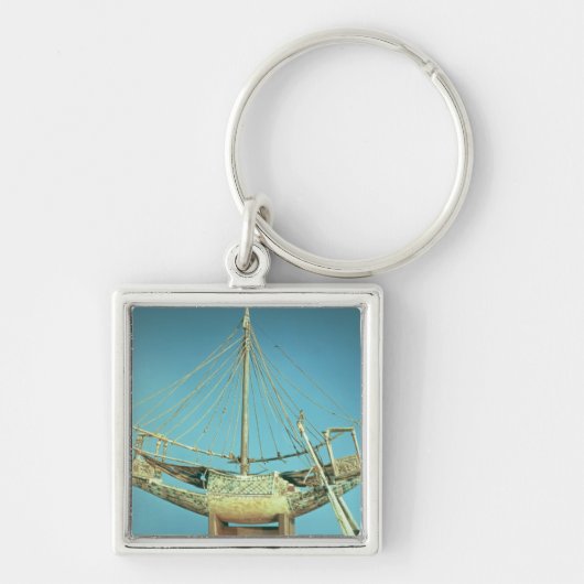 Model van een van de boten van de farao sleutelhanger (Voorkant)