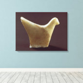 Model van een vogel, vroege Cycladic, c.2800-2300 Canvas Afdruk (Insitu (Houten vloer))