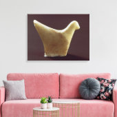 Model van een vogel, vroege Cycladic, c.2800-2300 Canvas Afdruk (Insitu (Woonkamer))