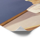 Model van een vrouw die bier maakt, het Oude Konin Poster (Hoek)