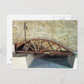 Model van een zwendbrug briefkaart (Voorkant / Achterkant)