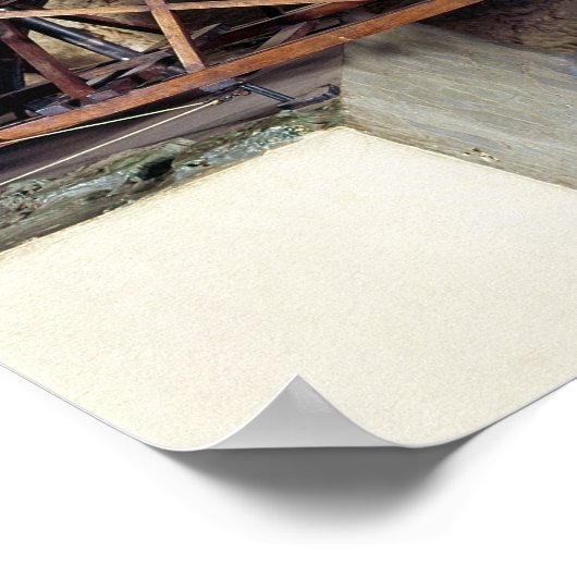 Model van een zwendbrug poster (Hoek)