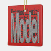 Model van extraordinaire keramisch ornament (Links)