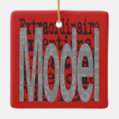 Model van extraordinaire keramisch ornament (Achterkant)