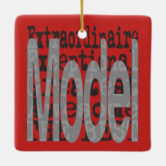 Model van extraordinaire keramisch ornament (Achterkant)