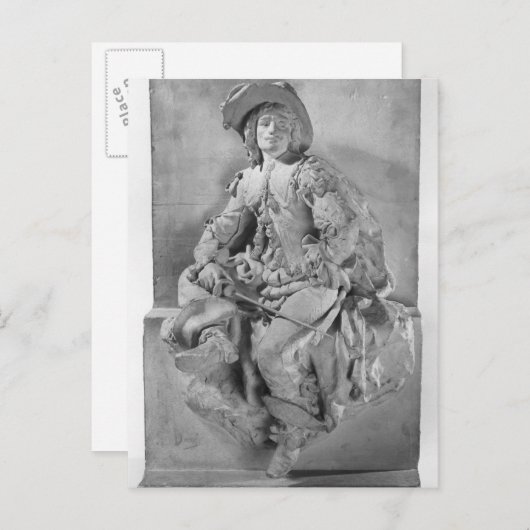 Model van het monument voor Alexandre Dumas Pere Briefkaart (Voorkant / Achterkant)