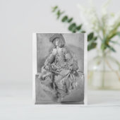 Model van het monument voor Alexandre Dumas Pere Briefkaart (Staand voorkant)