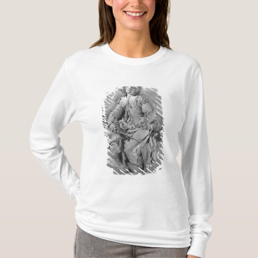 Model van het monument voor Alexandre Dumas Pere T-shirt (Voorkant)