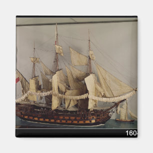 Model van het schip "L'Achille" Magneet