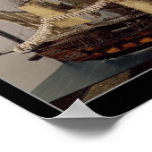 Model van het schip "L'Achille" Poster (Hoek)