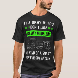 Model van het spoorvervoer Treinwagons T-shirt