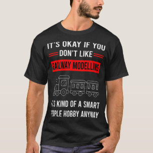 Model van het spoorvervoer Treinwagons T-shirt