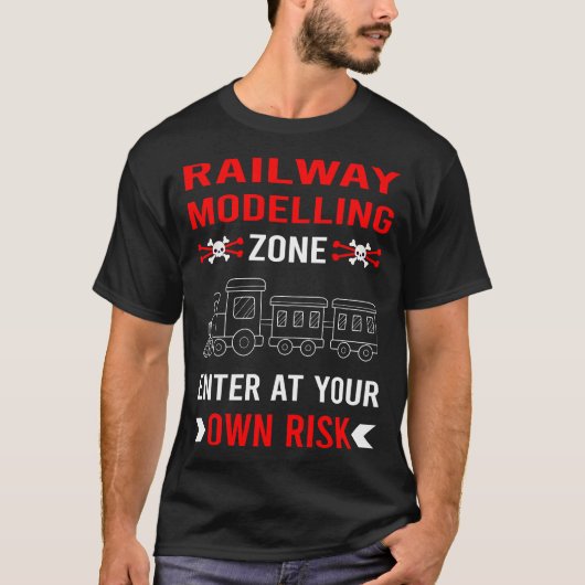 Model van het spoorvervoer Treinwagons T-shirt (Voorkant)