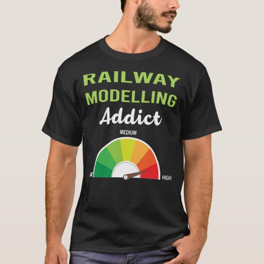 Model van het spoorvervoer Treinwagons T-shirt (Voorkant)