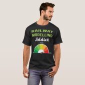 Model van het spoorvervoer Treinwagons T-shirt (Voorkant volledig)