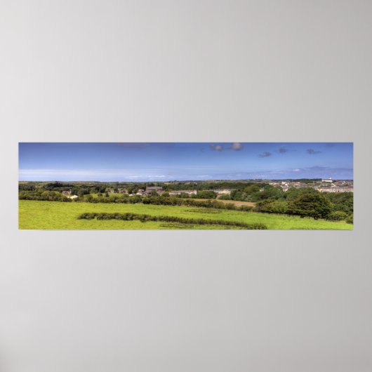 Model van het spoorwegpanorama poster (Voorkant)