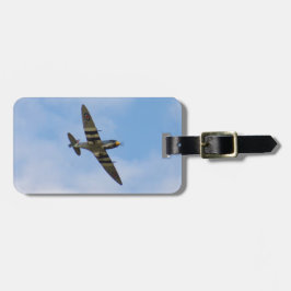 Model van Spitfire MK IX MK923 Bagagelabel
