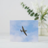 Model van Spitfire MK IX MK923 Briefkaart (Staand voorkant)