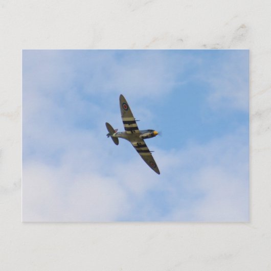 Model van Spitfire MK IX MK923 Briefkaart (Voorkant)