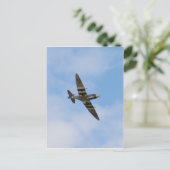 Model van Spitfire MK IX MK923 Briefkaart (Staand voorkant)