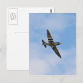 Model van Spitfire MK IX MK923 Briefkaart (Voorkant / Achterkant)
