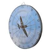 Model van spitfire MK IX MK923 Dartbord (Voorkant Rechts)