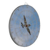 Model van spitfire MK IX MK923 Dartbord (Voorkant Links)