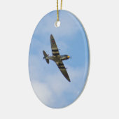 Model van Spitfire MK IX MK923 Keramisch Ornament (Links)