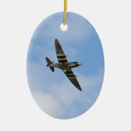 Model van Spitfire MK IX MK923 Keramisch Ornament