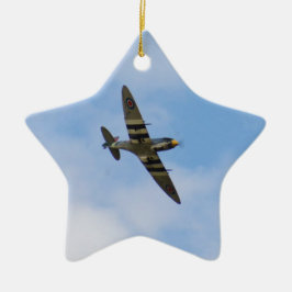 Model van Spitfire MK IX MK923 Keramisch Ornament