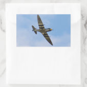 Model van Spitfire MK IX MK923 Rechthoekige Sticker (Tas)