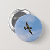 Model van Spitfire MK IX MK923 Ronde Button 5,7 Cm (Voorkant /achterkant)