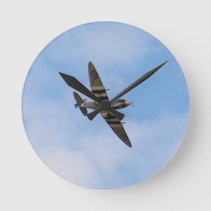 Model van Spitfire MK IX MK923 Ronde Klok