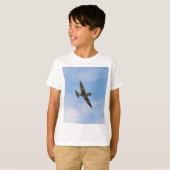 Model van Spitfire MK IX MK923 T-shirt (Voorkant volledig)
