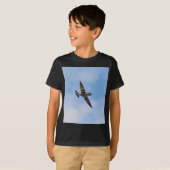 Model van Spitfire MK IX MK923 T-shirt (Voorkant volledig)
