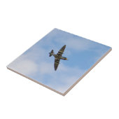 Model van Spitfire MK IX MK923 Tegeltje (Zijkant)