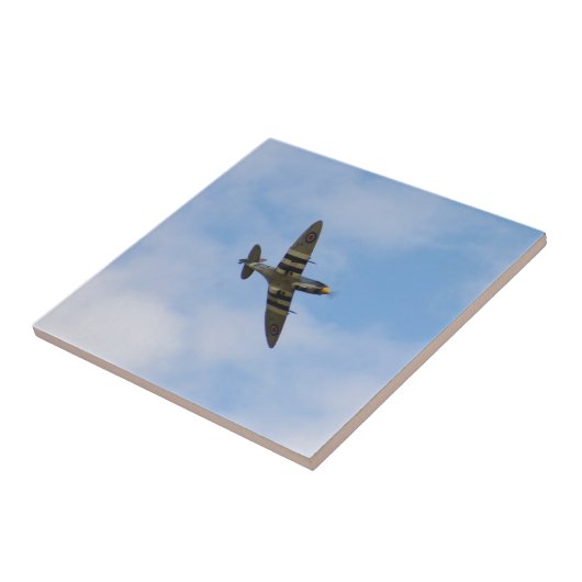 Model van Spitfire MK IX MK923 Tegeltje (Zijkant)