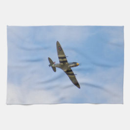 Model van Spitfire MK IX MK923 Theedoek